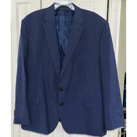 Mens‎ Lauren Ralph Lauren Navy Blazer 50R Two Button Single Vent NEW - Picture 1 of 10